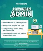 Lowongan Kerja Admin Slot Online 2022 Jakarta Pusat Indonesia